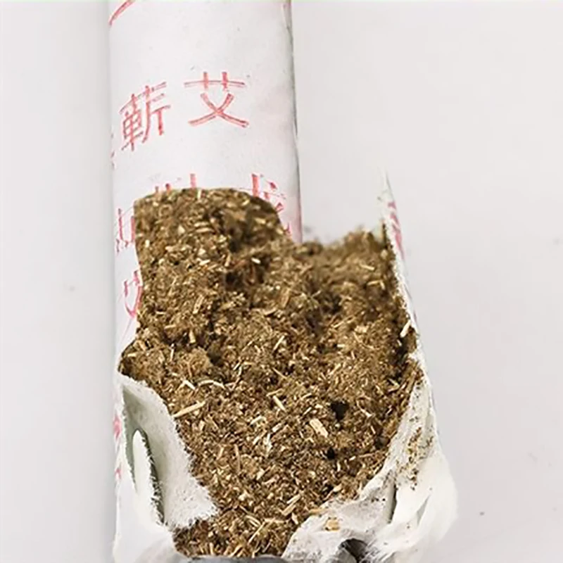 10Pcs Moxibustion Rolls Moxa Sticks with Lower Burning Temperature Warm Acupoint Massage Therapy Chinese Medicine Health Care