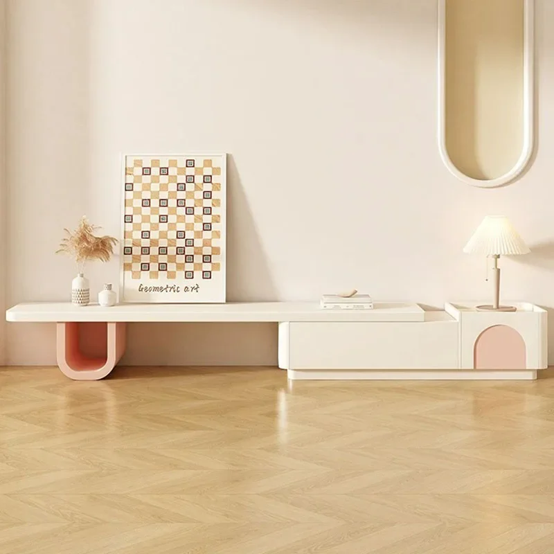 Vetrina Retro Tv Unit Monitor Stand Mount Rack Desk Lowboard Tv Dropshipping Center Media Console Arredamento Furniture