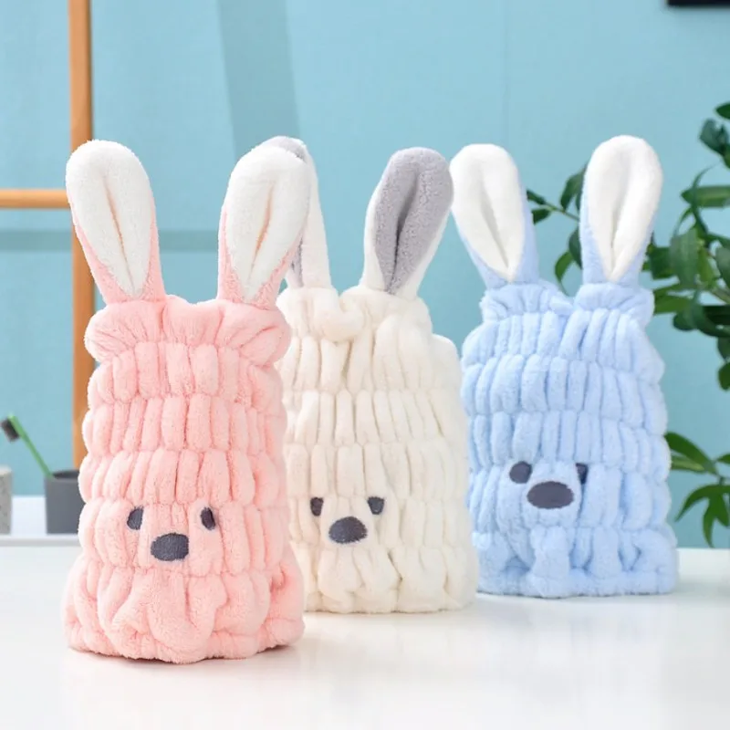 Coral Fleece Hair Towel Quick Dry For Girls