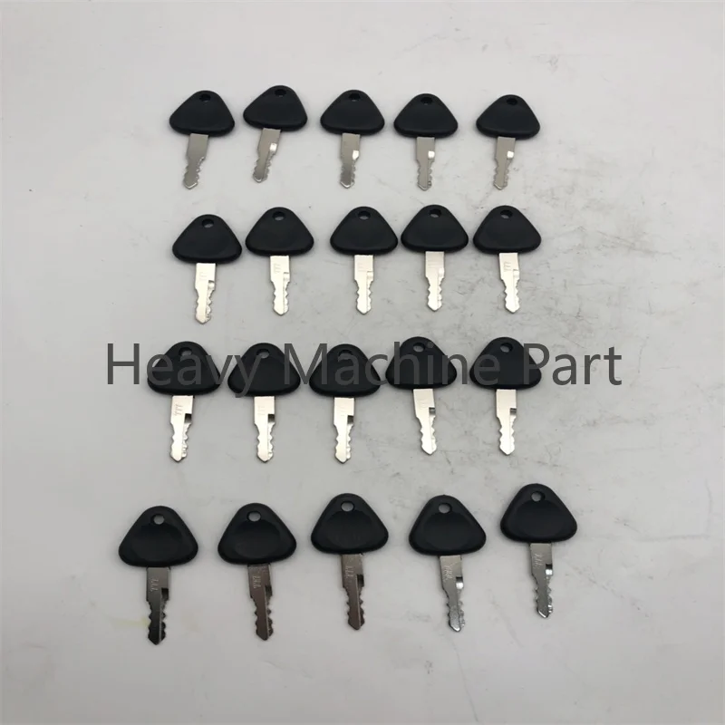 

20PCS 777 Key For Volvo Excavator & Heavy Equipment Ignition Switch Starter Replacement Fit Many Models