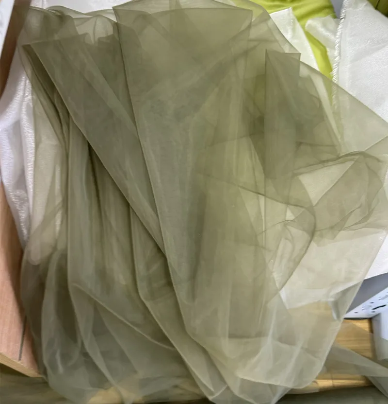 Green Series Avocado Gauze Mesh Skirt for Wedding and Kindergarten Decor