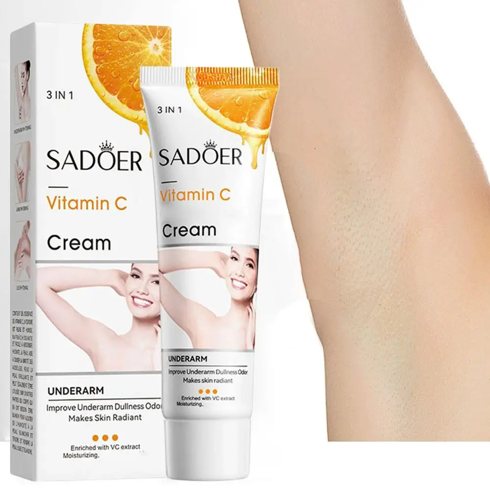 Crème éclaircissante aisselles à la niacinamide hydratante_voghion.com