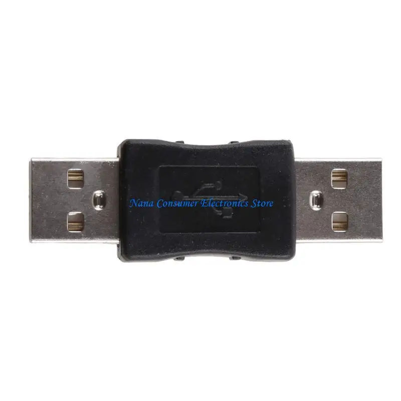 G7NE 1 듀얼 USB 2.0 변환 어댑터, USB 남성-USB 남성 코드 케이블 커플러 체인저 어댑터 커넥터 변환기