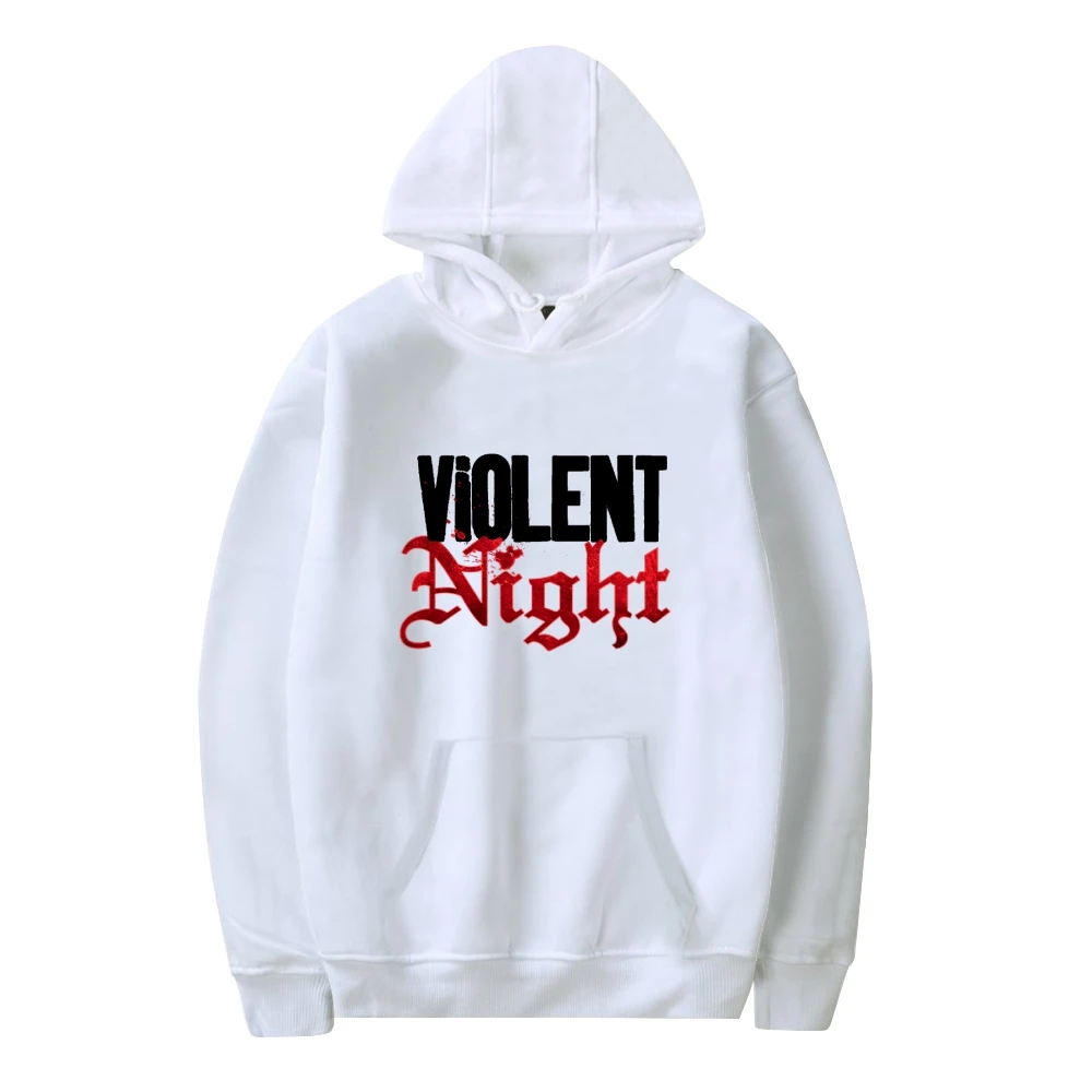 Violent Night Movie Hoodie Unisex Long Sleeve Women Men Hooded Sweatshirt Casual Style Fashion Clothes