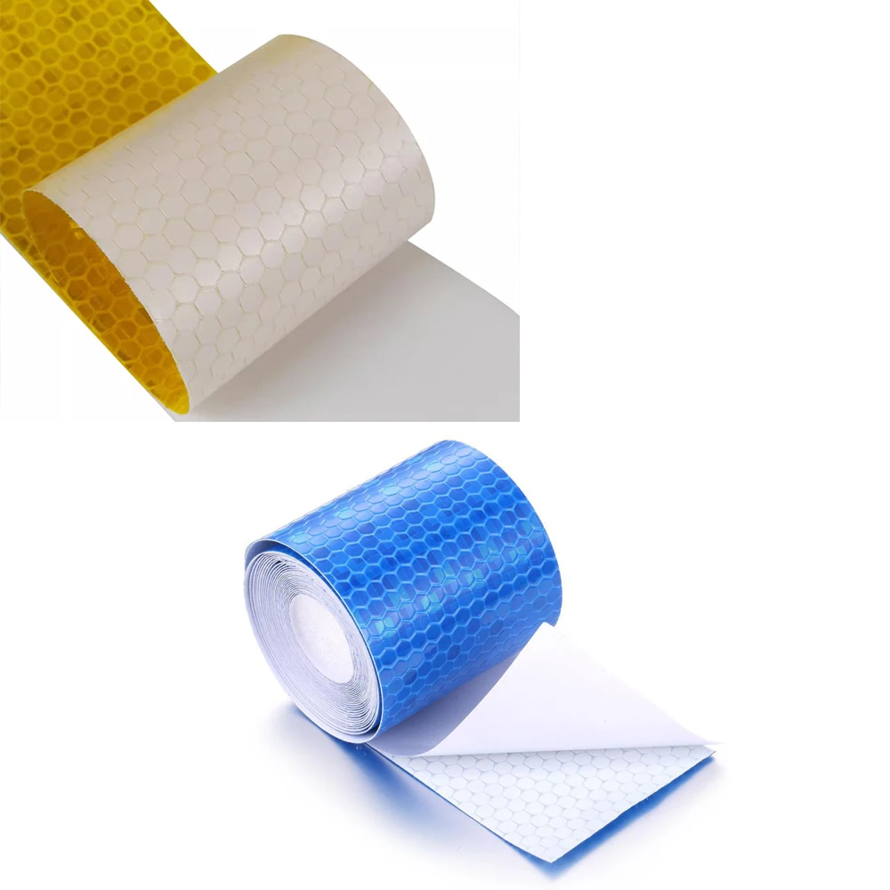 Warning Light Reflector Protective Sticker Reflective Film Car Reflective Safety Strip Stickers 5cm 1/3/5/10M 20M 1PC