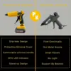 Cordless Hot Glue Gun Compatible with Dewalt 18V 20V MAX Battery 11mm Glue Sticks Electric Repair Tool Hands DIY Tools(tool only 5