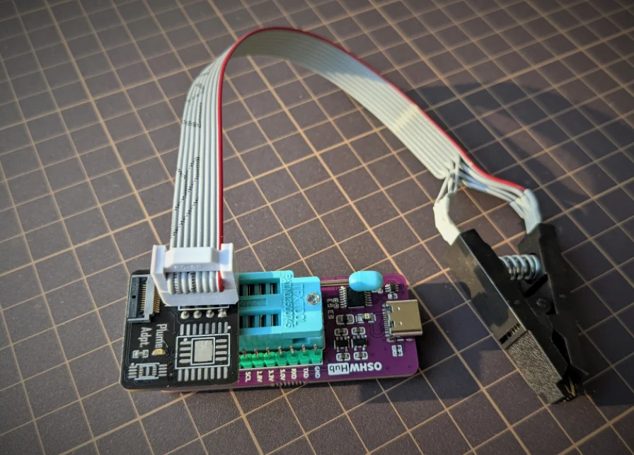 CH341A-nextProgrammer +SOP test clip