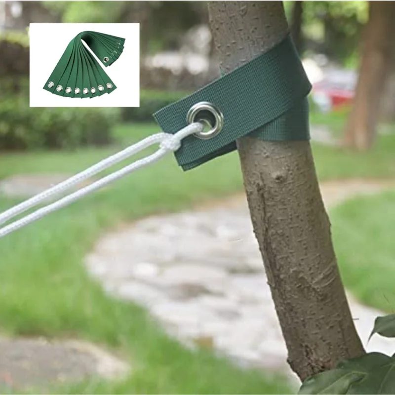 10PCS Windproof Tree Belt Anti-Hurricane Stereotyped Nylon Fixed Strap Good Support Newly Planted Branch Belt Yard Accessory