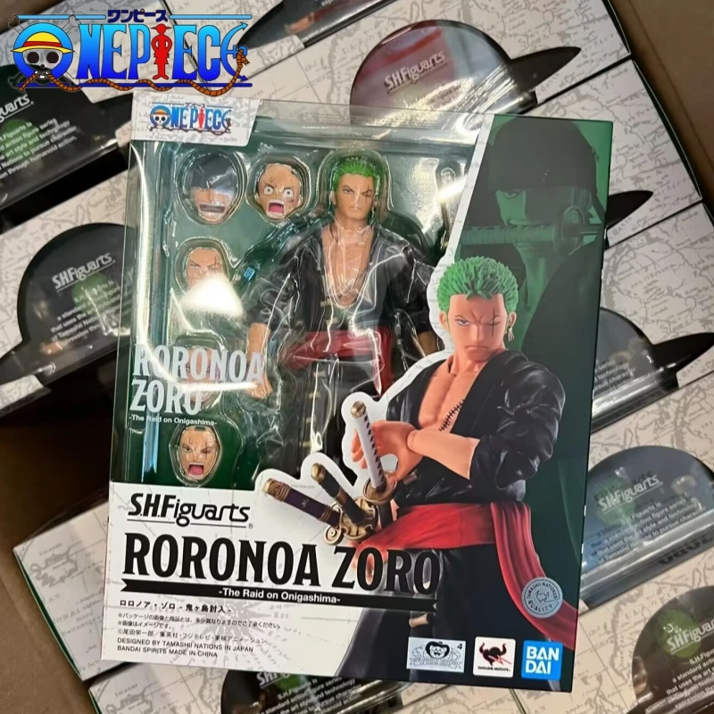 

One Piece Original S.H.Figuarts Roronoa Zoro Luffy The Raid On Onigashima Anime Action Figure Model Collection Doll Gift Toys