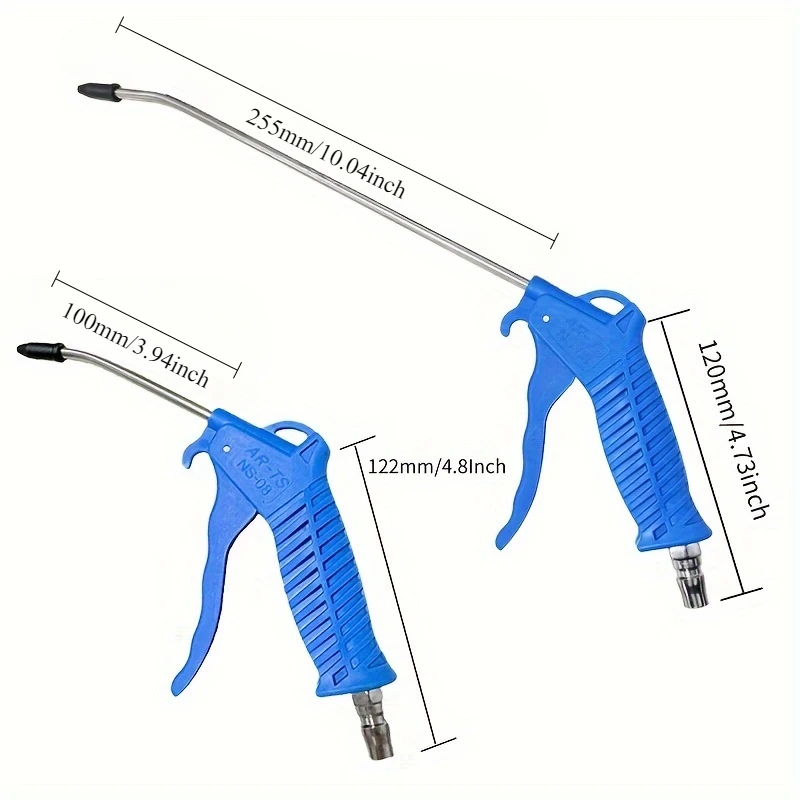 Pneumatic Plastic Dust Gun Long Mouthed Air Gun
