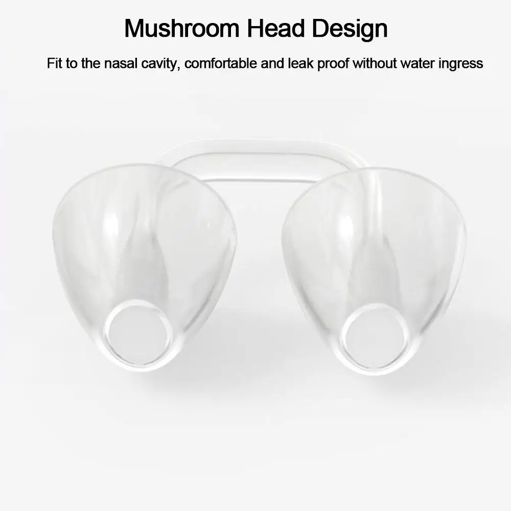 Soft Silicone Swimming Nose Clip Safety Gear Reusable Waterproof Nose Plug Prevent Choking Multicolor Swim Nose Protector 3