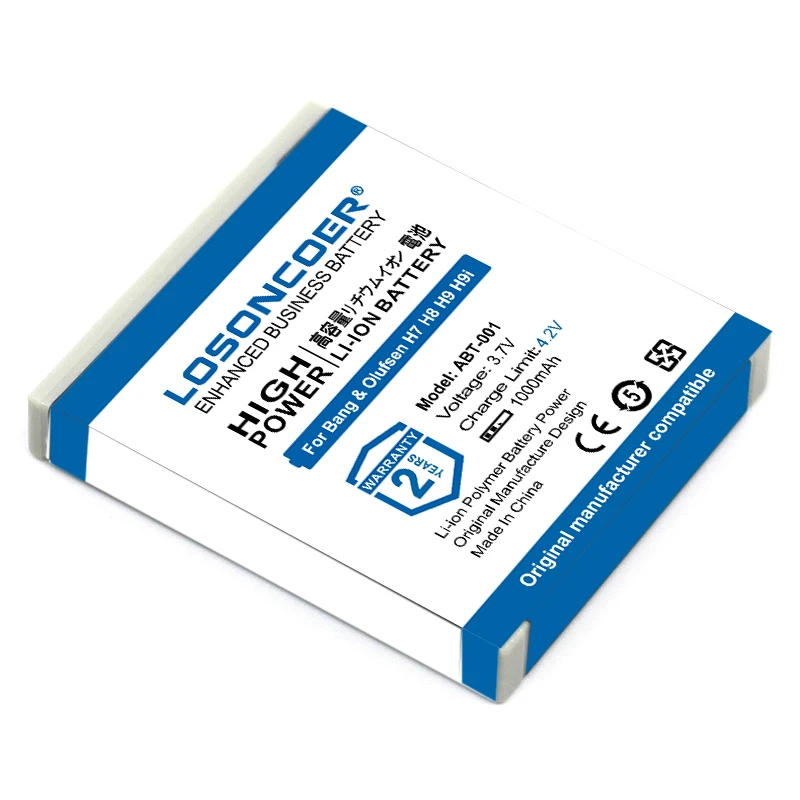 1000mAh ABT-001 Battery For Bang & Olufsen Beoplay H7 H8 H9 H9i