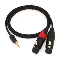 Dual XLR to 3.5mm Audio Cable 1m 2m 3m 5m – Y Splitter Cord for Mic, Mixer, Sound Card, Amplifier, Studio Recording - Image 3
