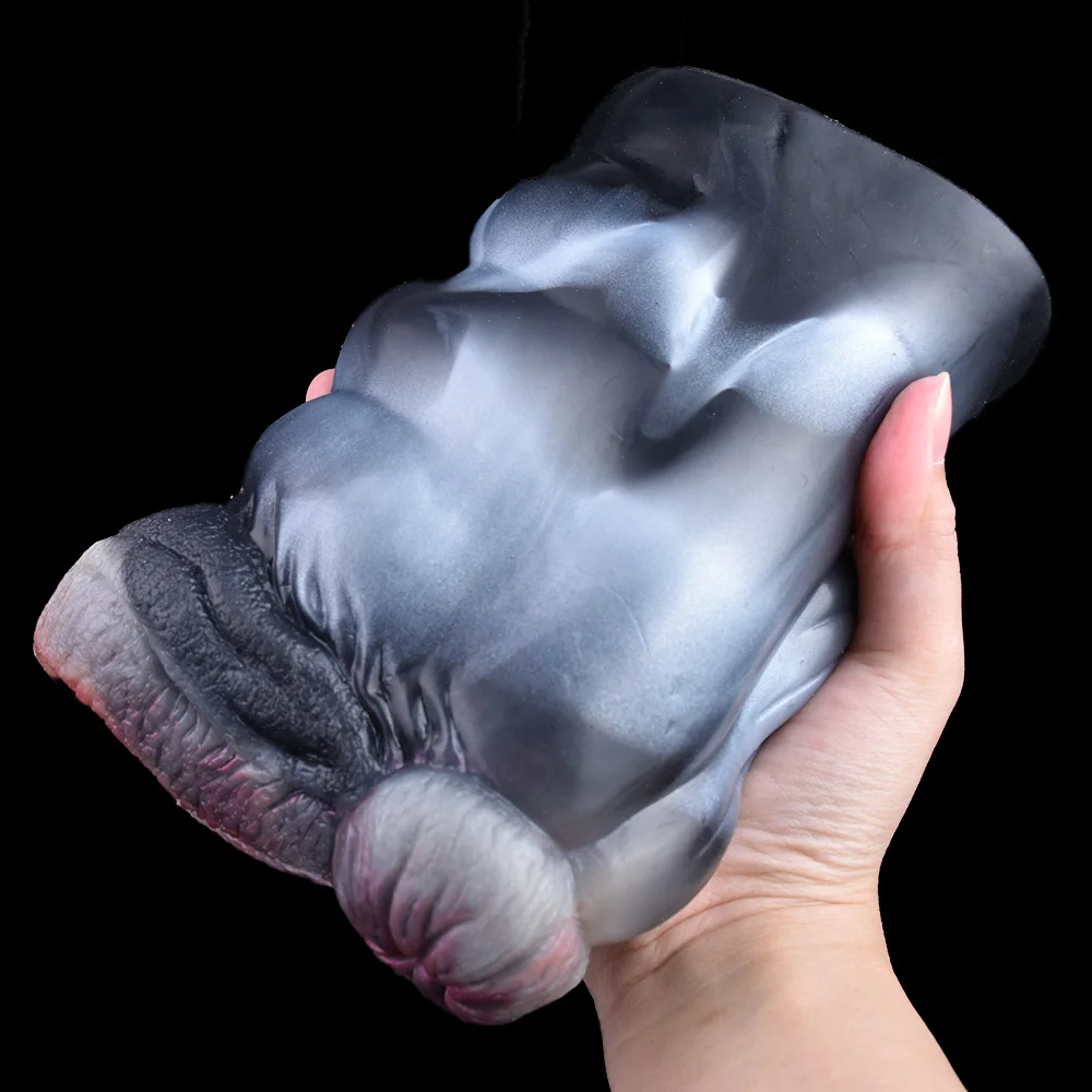Dual Channel Masturbation Cup Silicone Male Masturbator Vagina Massage Sex  Toys | eBay