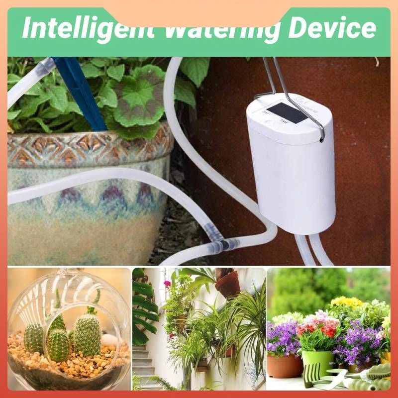 

2/4/8/12 Head Automatic Watering Pump Controller Flowers Plants Sprinkler Drip Irrigation System Kit Timer For Potted Plants