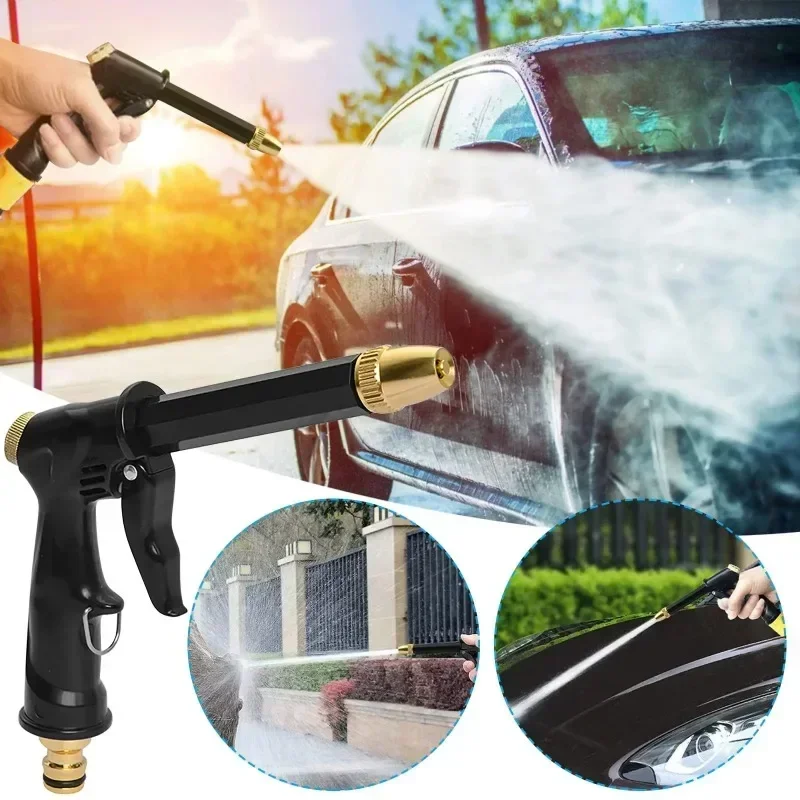 Garden Home Hose Accessories Hose Nozzle Courtyard Watering Water Gun High Pressure Car Wash Sprinkler Gardening Tools Foam Pot