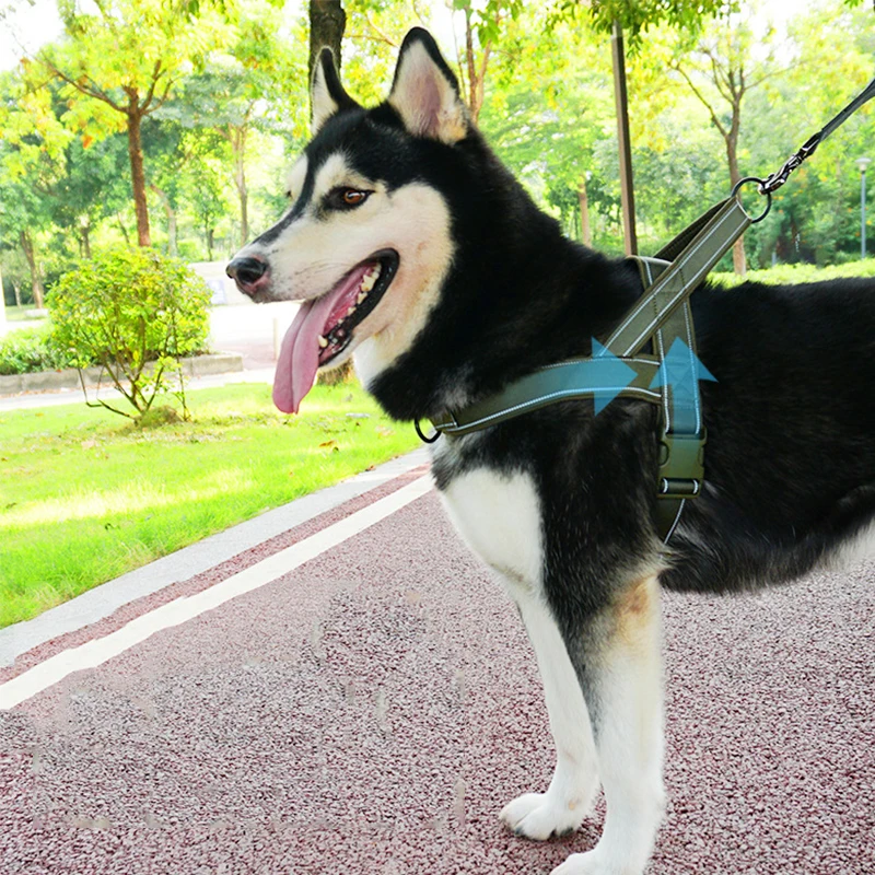 Tactical Dog Harness – Nylon Chest Vest for Medium & Large Dogs 3