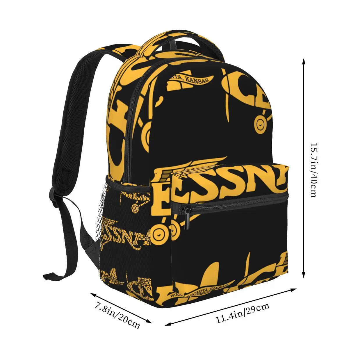 Cessna Logo Casual Backpack Unisex Students Leisure Travel Computer Backpack