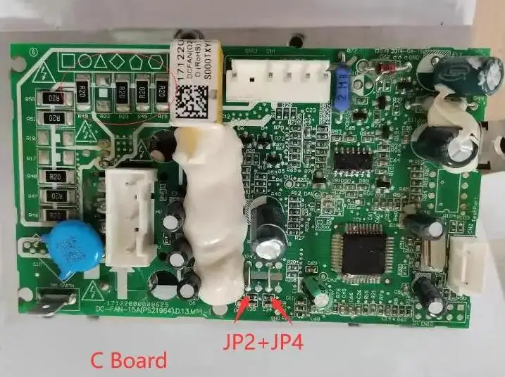 Midea DC FAN Module board 17122500000770 17122000008625 DC-Fan-15A (PS21964).D.13.MP1-1