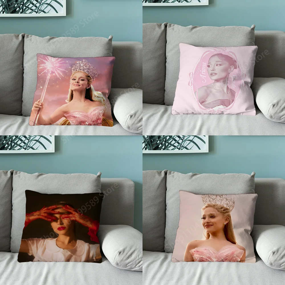 A-Ariana Grande W-Wicked Kissenbezug, weiche Kissenbezüge für Bauernhaus-Sofa-Dekoration, Heimdekoration und Schutz