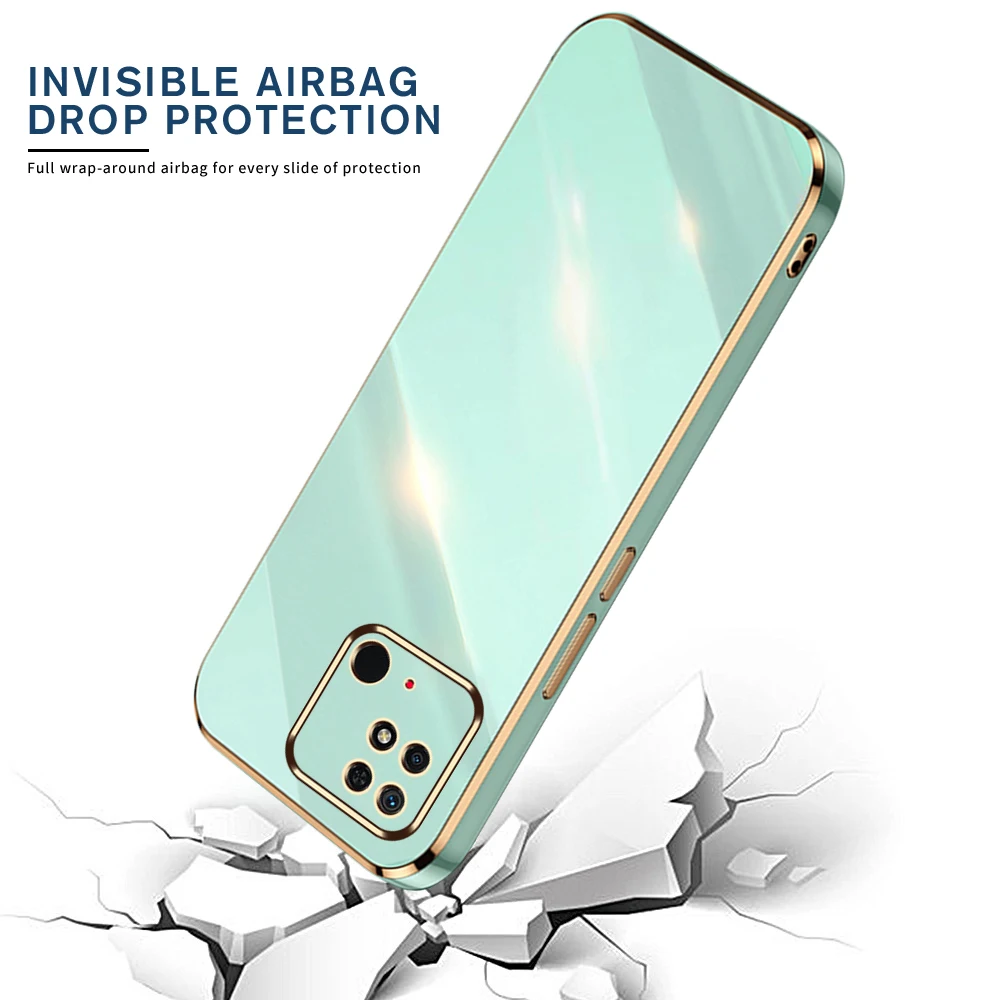 Plating Texture Case for Xiaomi Redmi 10C cover cases for Redmi 10C Redmi 10 C C10 Shockproof Phone Case_voghion.com