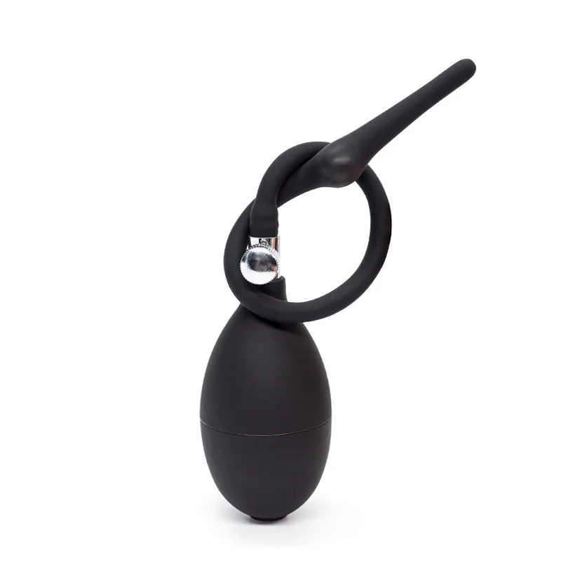 Penis Sex Toys Male Inflated Urethral Plug Penis Stimulator Catheter Play Silicone Urethral Sounding Rod Dick Dilation for Men Adult