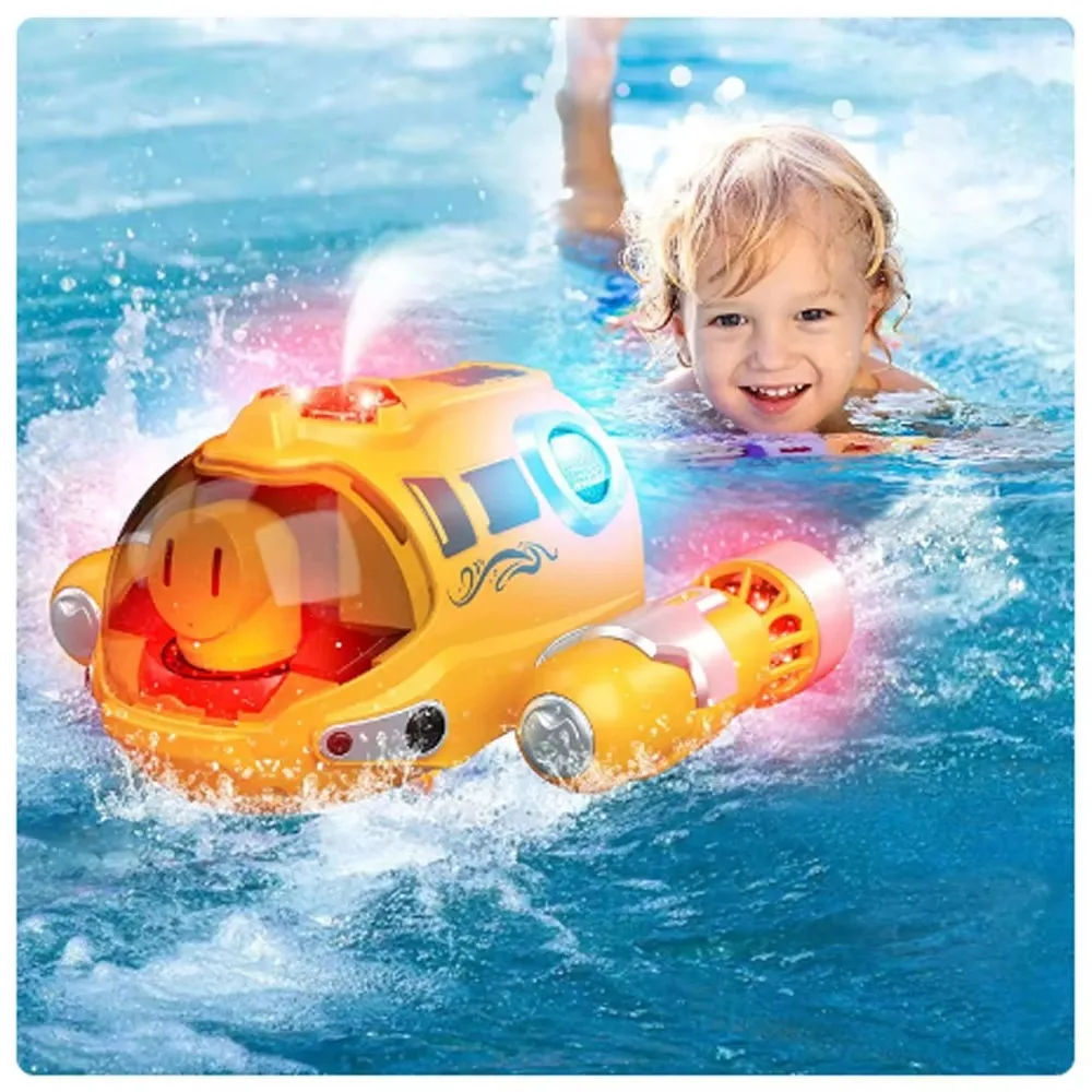 RC Submarine Swimming Pool Water Game Toy for Children Radio Control Boat Birthday Christmas Gifts for Kids Bath