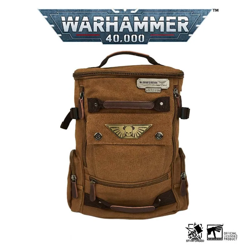 

Старкованый военный Астра, смертельный коропс, осадный полк, Mochila Warhammer 40K Bolsa Para Computadora, brown, M, Classic