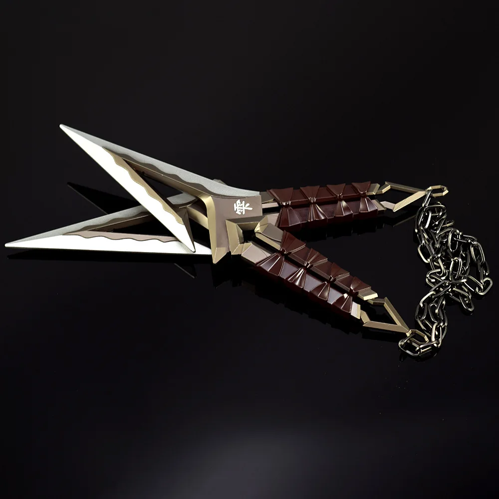 Valorant Weapon Kuronami No Yaiba Variant Ninja Kunai 22cm Metal Game Peripheral Sword Model Desktop Ornaments Crafts Gifts Toys 5