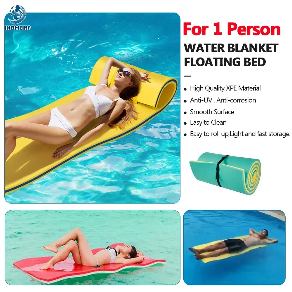 180cm Water Blanket XPE Fun Toys Summer Water Floating Bed The Softest Float Mat for Entertainment Foam Mattress