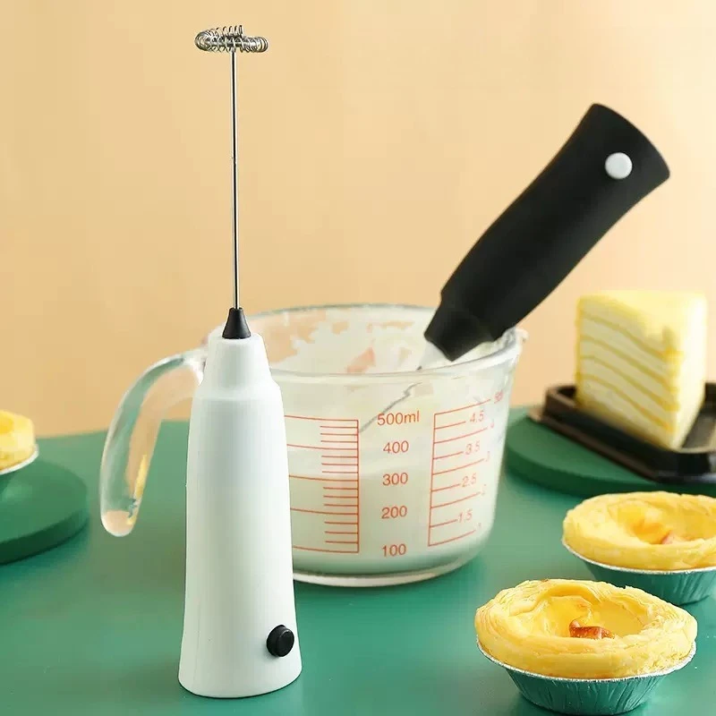 Electric Milk Frother Portable Blender Handheld Mini Kitchen Drink Foamer Coffee Maker Egg Beater Creamer Whisk Frothy Tools