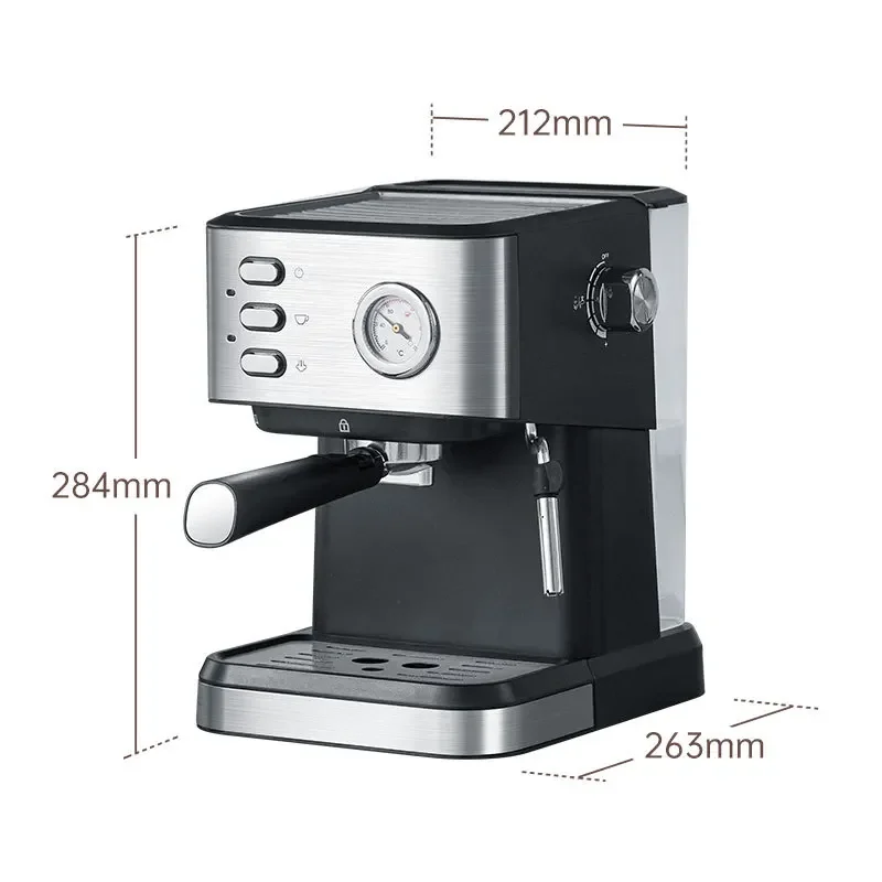 Coffee Machine Concentrated And Freshly Ground Semi-automatic Steam Frothing Machine For Home Use Office All-in-one Machine 3