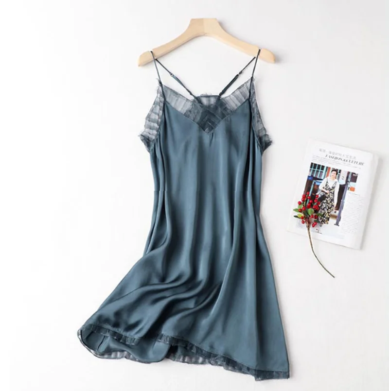 100 silk sexy summer clothes slip girls night dress women clothing korean fashion outfits for woman womens clothes luxury flowy maxi dresses for women