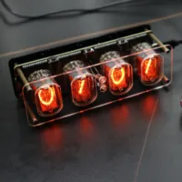 Smart IN12 Nixie Tube Clock Retro Desk Alarm with Multiple Backlight、USB-C Gift 2
