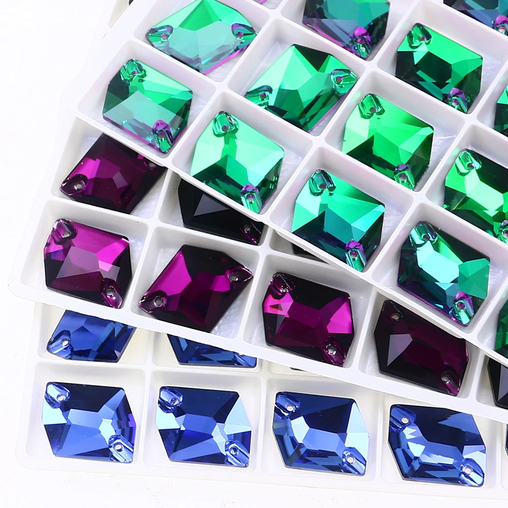 Versatile Flatback Colorful Rhinestone Crystal Diamonds for Wedding Dress and Clothing Accessories