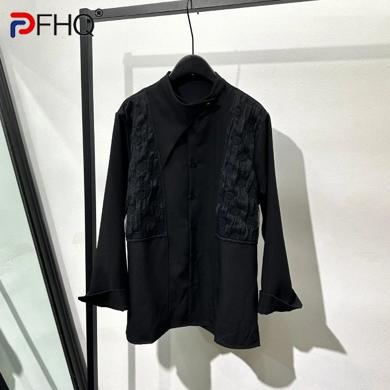 

PFHQ Trendy Darkwear Men's Shirts Haute Quality Breathable Popular Niche Outdoor Simple Tide Autumn Single Breasted Tops 21Z2947