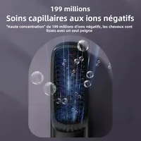 Peigne à cheveux lisses chauffant électrique en céramique, sans fil, Portable, outil de coiffure à ions négatifs, brosse à lisser USB Rechargeable, nouveau 4