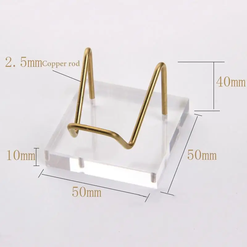 Fossils Display Stand Display Holder Rack Acrylic Support Base For Crystal  Collectible Small Easel Stand For Display Crystal