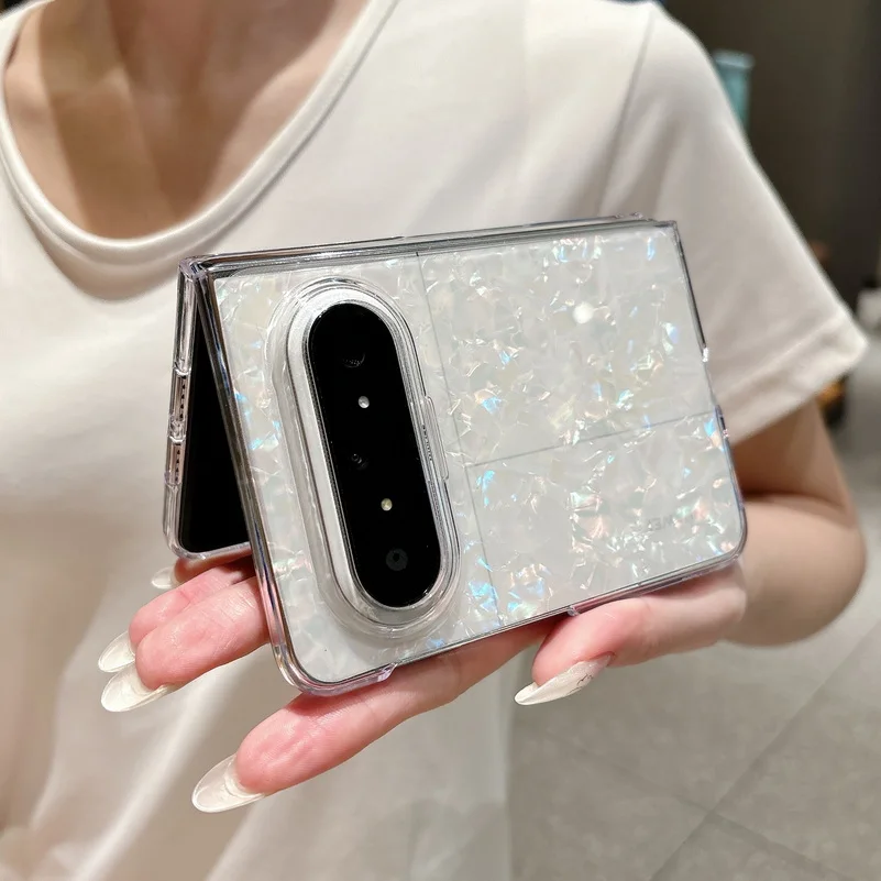 Translucent Shiny Phone Case For Huawei Pura X Max Slim Protection_voghion.com