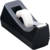 Desktop Tape Dispenser (Fits 1" Core) with Black Tape Holder,Weighted Non Slip Base, for Masking Tape,Heat Resistant Tape 1