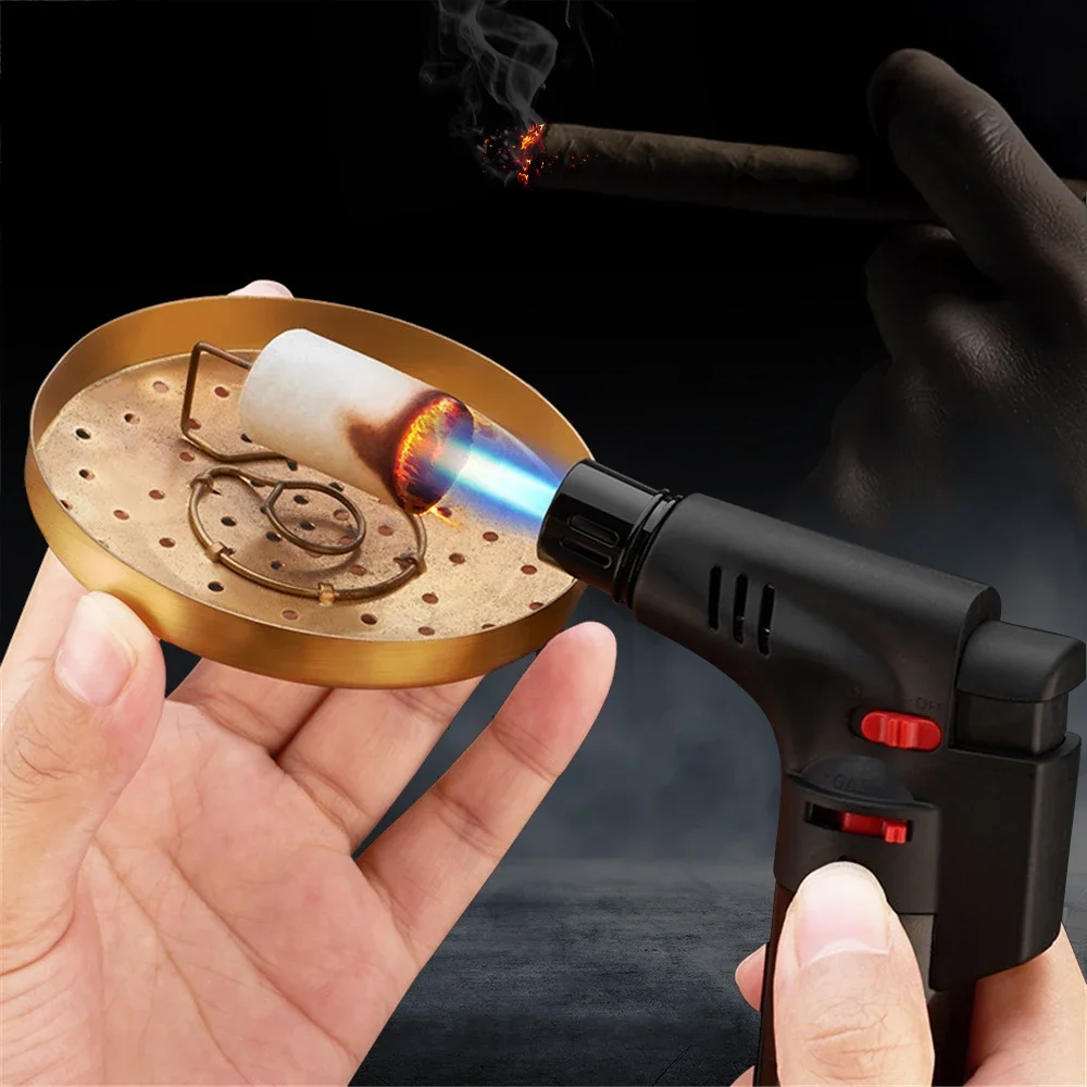 Jet Butane Lighter Refillable Gas Adjustable Flame Gun Lighter Cooking Torch BBQ Ignition Tool Windproof Cigar Cigarette bbq lighter,butane gas lighter,cigarette lighter