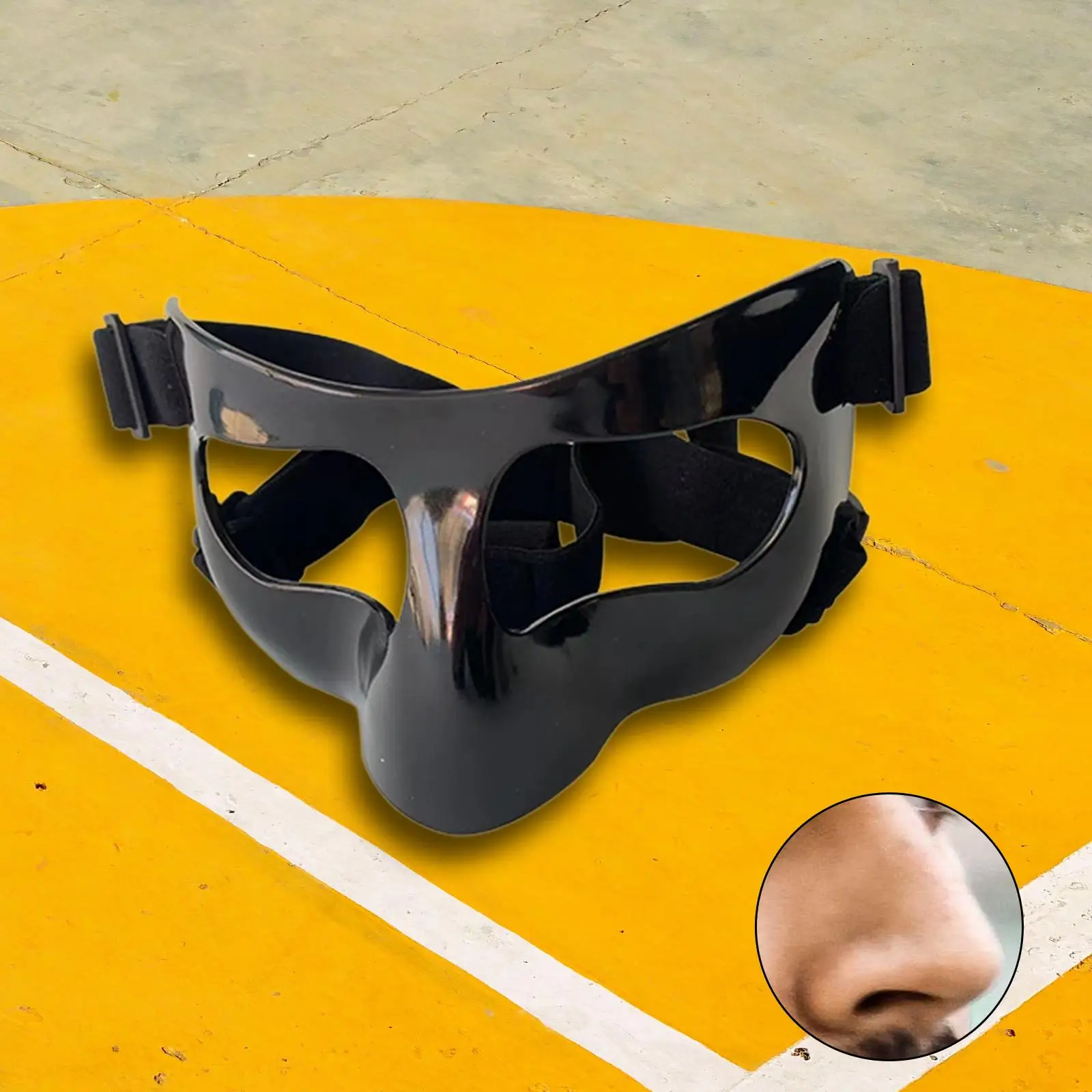 Masque de nez cassé pour les sports, protection de nez Revêtement de visage  réglable avec rembourrage, masque pour nez cassé - Revêtement