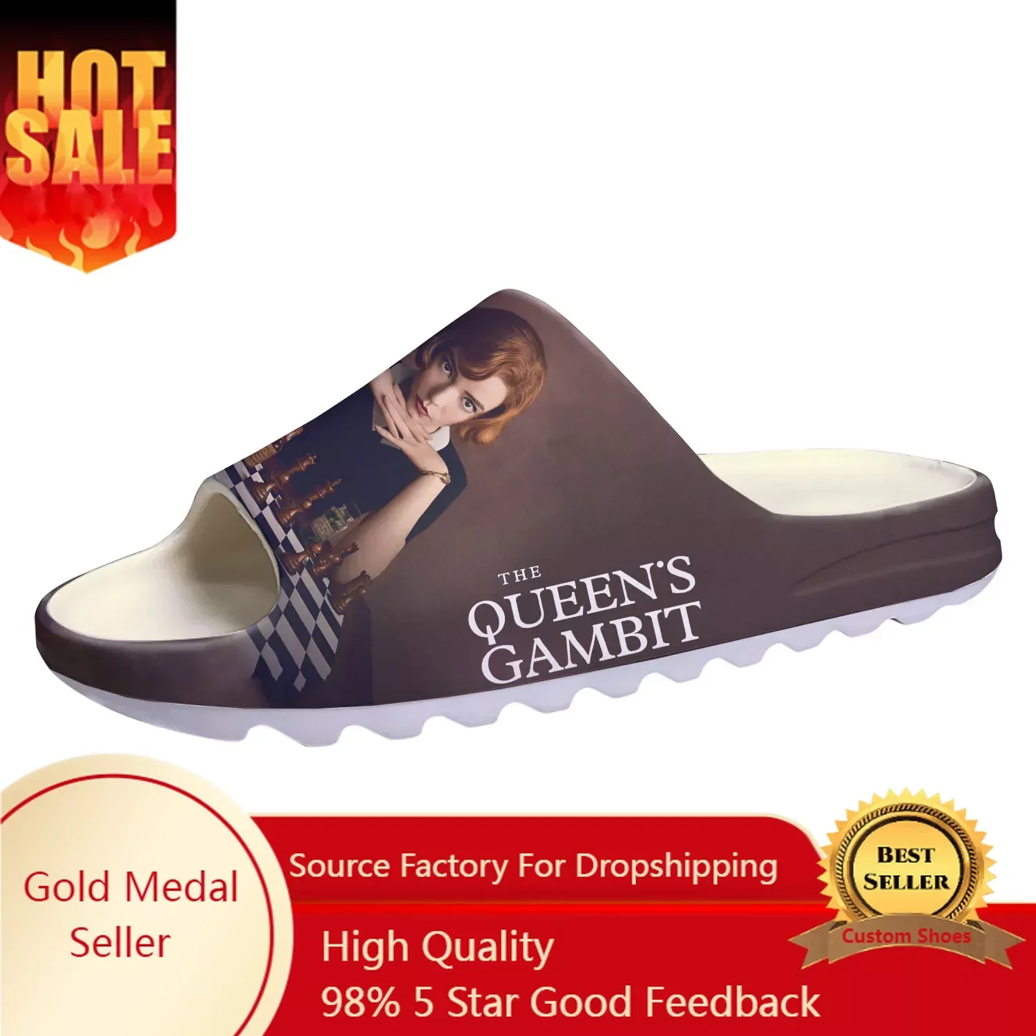 The Queens Gambit Home Cotton Slippers Mens Womens Beth Harmon Plush Bedroom Casual Keep Warm Shoes Thermal Slipper Custom Shoe