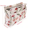 Exquisite Practical Wood Handle Woven Fabric Storage Bag for Knitting Needles Sewing Tools Yarn Organizer Knitting Organizer 5