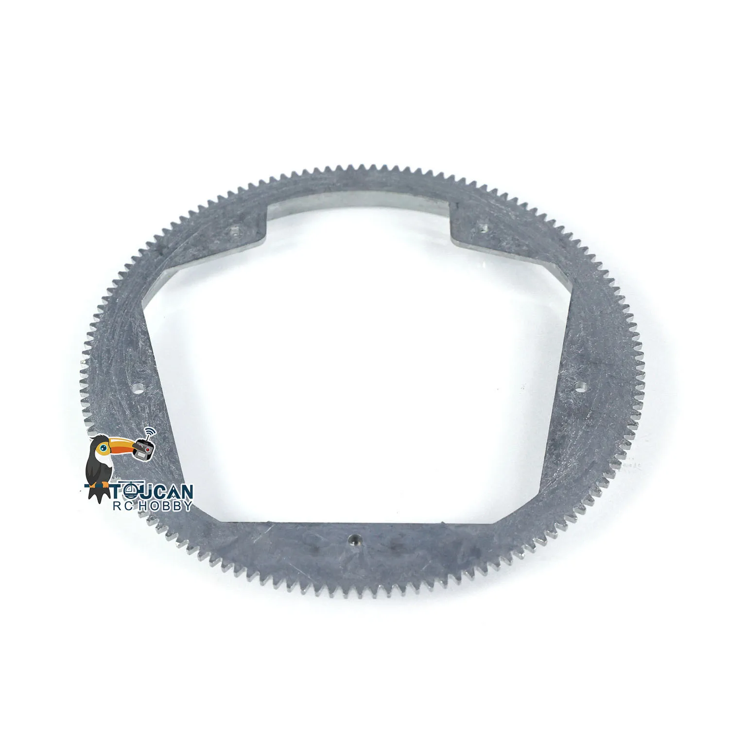 Engrenage rotatif 360° métal pour Henglong 1/16, détail de l'axe et des dents
