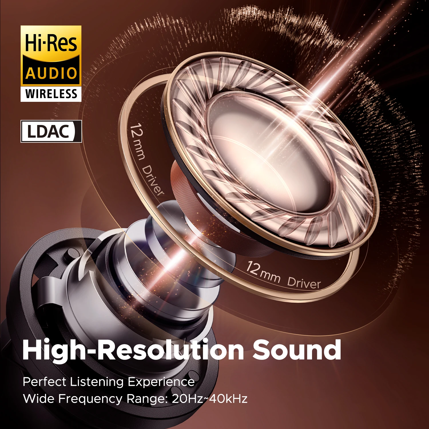 Bluetooth Earphones SoundPEATS Capsule 3 Pro TWS True Wireless 43dB Hybrid ANC Hi-Res LDAC