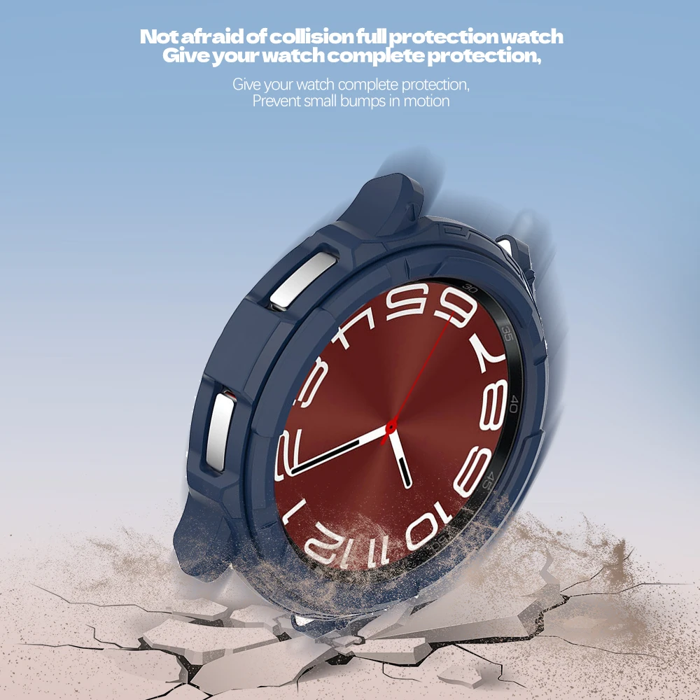 Stylish Silicone Protective Shell with Rotating Bezel