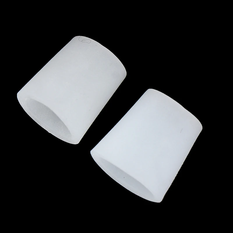 6pcs/lot Silicone Gel Little Toe Tube Corns Blisters Corrector Pinkie Protector Gel Bunion Toe Finger Protection Sleeve