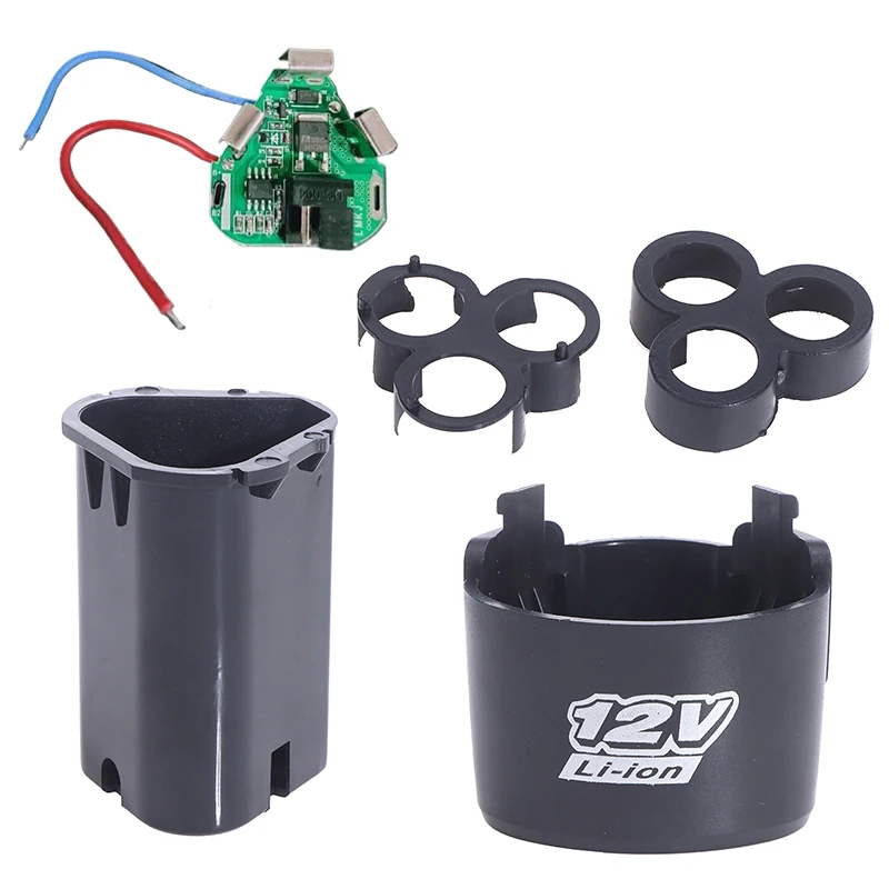 3S 12V DC BMS 18650 리튬 박스 회로 팩 쉘 케이스 브래킷 핸드 드릴 전원 리튬 이온 배터리 보호 보드 전동 공구