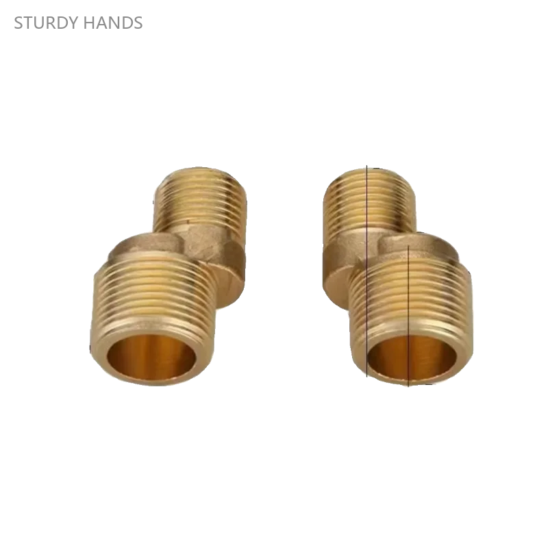 

2PCS all copper shower faucet curved foot accessories extended shower curved foot variable diameter curved angle screws